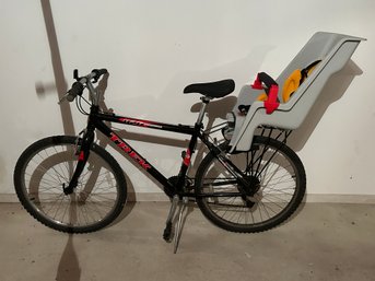 Trek 820 Alpha Aluminum Mountain Bike With Child Seat 18 Frame
