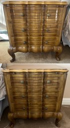 Vintage French Provincial Style Bedside End Tables - 2 Pieces