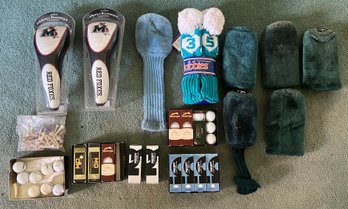 Golf Head Covers And Golf Balls - Assorted Lot