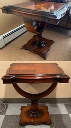 Art Deco Solid Wood End Tables - 2 Pieces