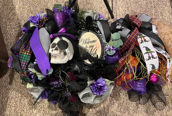 Halloween Wreaths- 2 Pieces