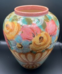 Macys The Cellar Handmade In Italy Ceramic Floral Vase