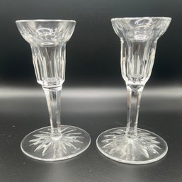 Waterford Crystal Candlestick Holders- Pair