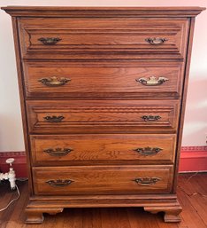 Young Hinkle Furniture Solid Wood 5 Drawer Dresser
