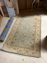 Pottery Barn Woolmark Area Rug With Padding 3ft X 5 Ft