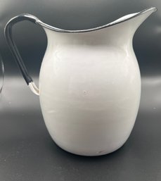 Vintage Enamel Pitcher