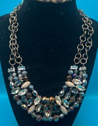 Beaded Costume Statement Necklace