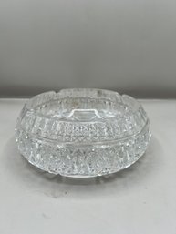 Crystal Glass Cut Ashtray