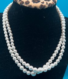 Claires Faux Pearl Necklaces - 2 Pieces