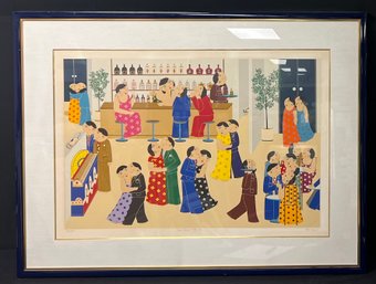 John Lim Come Dance With Me Signed Framed Lithograph  158/275