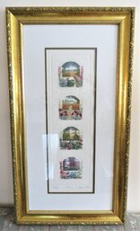 Stephan Whittle 'seasons' Hand Signed And Numbered Etching, Framed, #XIII/XLV
