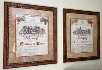 Pamela Gladding Wine Prints - 2 Pieces