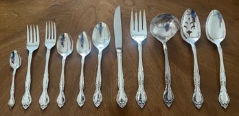 Community Silver-plated Affection Design Flatware With Box - 74 Pieces