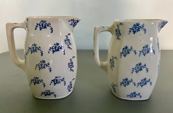 Ironstone Pitchers - 2 Piece Lot