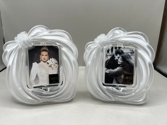 Mikasa Love Knot Picture Frames New In Box, 2 Pieces
