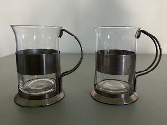 Vintage Tea Glasses - 2 Piece Lot