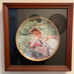 'reflection Of Love' Framed Plate By Sandra Kuck The Record Collection #3085AL