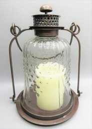 Lanturn With Battery Operated Candle