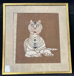 Inagaki Toshijiro Tiger Japanese Print