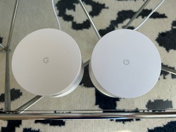 Google Nest Mesh Router Wifi Access Point, 3 Piece Set, Serial Number 2517HW000L7