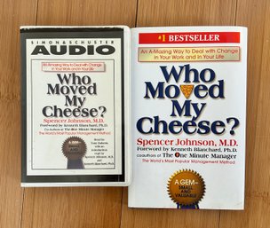 Who Moved My Cheese, 1 Book, 1 Audio Cassette, Lot Of 2