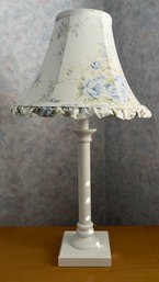 Simply Shabby Chic Blue Rose Table Lamp