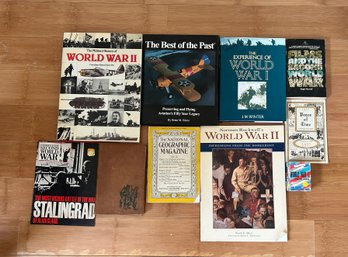 World War 1 And 2 Books, 10 Piece Lot