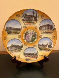 Alaska-Yukon-Pacific Exposition Commemorative Seattle 1909 Porcelain Hand Painted Plate