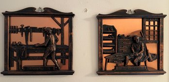 Coppercraft Guild Wall Hanging - Shoemaker & Carpenter