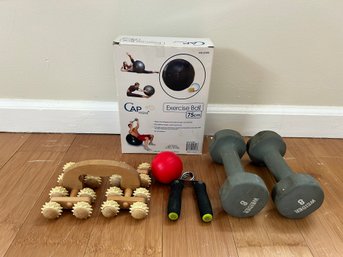 Assorted Exercise Equipment, 5 Piece Lot