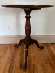 Solid Wood Round Top Side Table