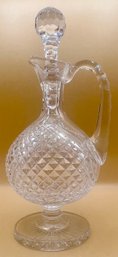Crystal Prestige Master Cutter Footed Claret Decanter And Stopper