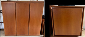 Modern Wardrobe Armoire & Modern Cabinet - 2 Pieces