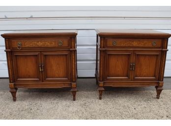 Pair Of End Tables 26 X 18 X 26