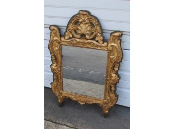 Ornate Gold Gilt Antique Mirror