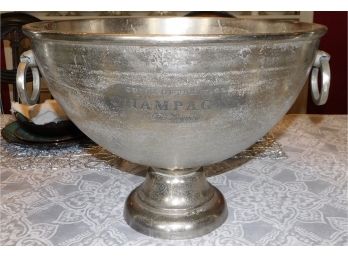 Bar Ware Collection Large Alloy Champagne Bowl With Handles  (b067D)