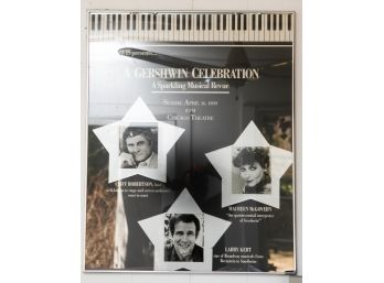 Rare 1989 'A Gershwin Celebration' - A Sparkling Musical Revue - Poster - 30Hx24L (189)