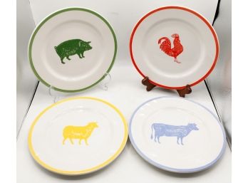 Set Of 4 Land's End Dishes  - Direct Merchants - Made In Mexico (128)