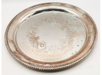 Vintage - Silver Plated 12' Serving Dish (119)