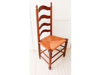 Solid Wooden Chair W/ Whicker Seat H42xL20xW15(002)