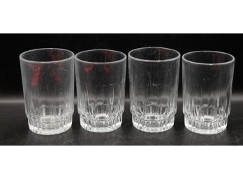 A Lof Of 4 Vintage Juice Glasses (147)