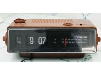 Retro Panasonic Alarm Clock - Model# RC - 6030 - Made In Japan  (216)
