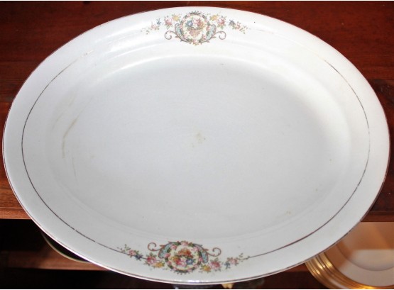 Rare Pope Glosser Oval Serving Platter