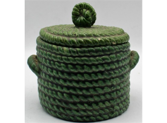 Ceramic Braided Designed Trinket Holder