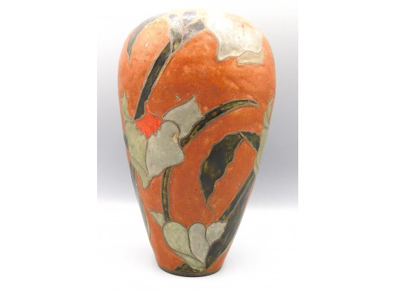 Art Deco Hand Painted  Vase