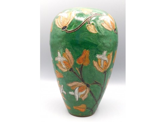Art Deco Hand Painted Vase