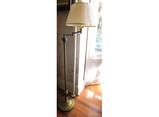 Vintage Copper Goose Neck Floor Lamp