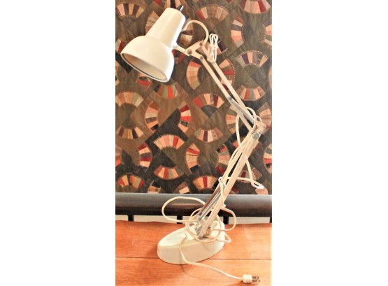 Vintage White Adjustable Desk Lamp
