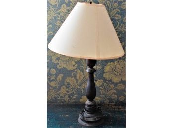 Classic Wood Tabletop Lamp