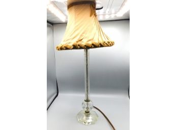 Pair Of Vintage Acrylic Lamps